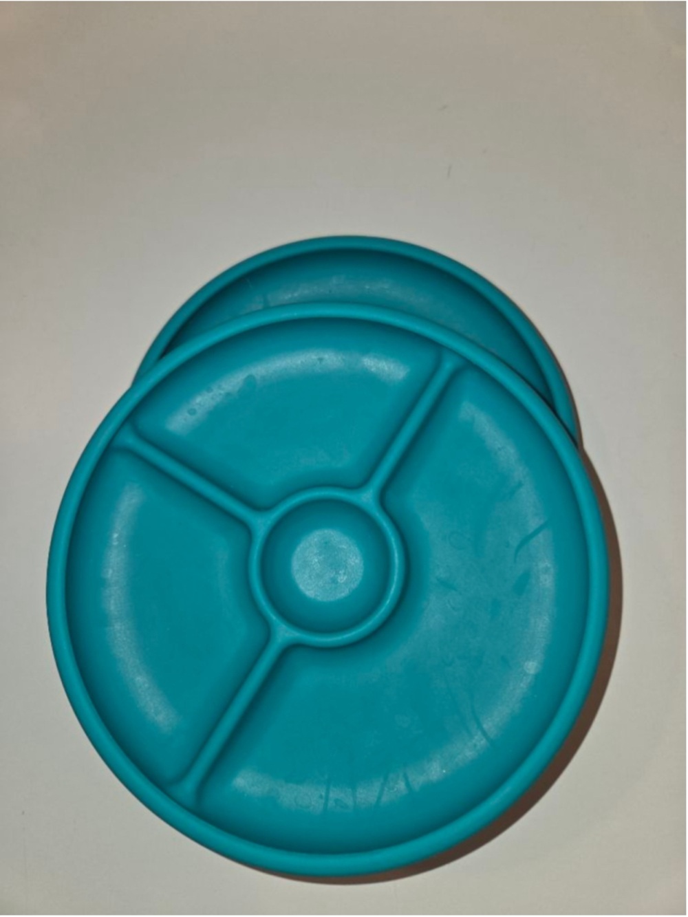Lot of 2 OXO Silicone Divided Plate (Used)